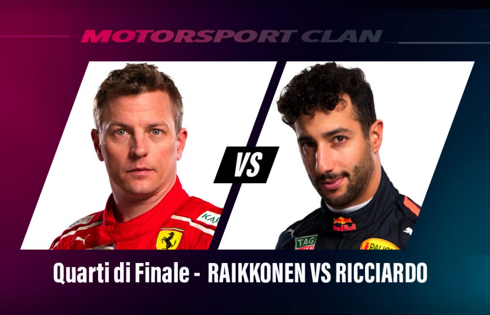 Torneo F1 - Raikkonen Vs Ricciardo - Quarti di Finale 1 Torneo F1 - Raikkonen Vs Ricciardo - Quarti di Finale