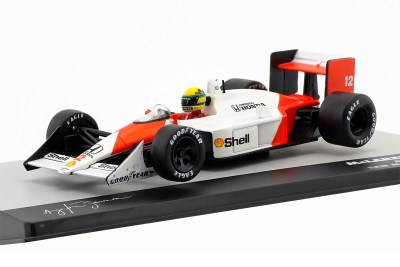 modellino mclaren mp4 / 4 ayrton senna scala 1:43 edicola
