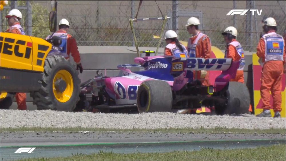 F1 Video - Incidente per Stroll nelle prove libere del Gp di Spagna 1 F1 Video - Incidente per Stroll nelle prove libere del Gp di Spagna