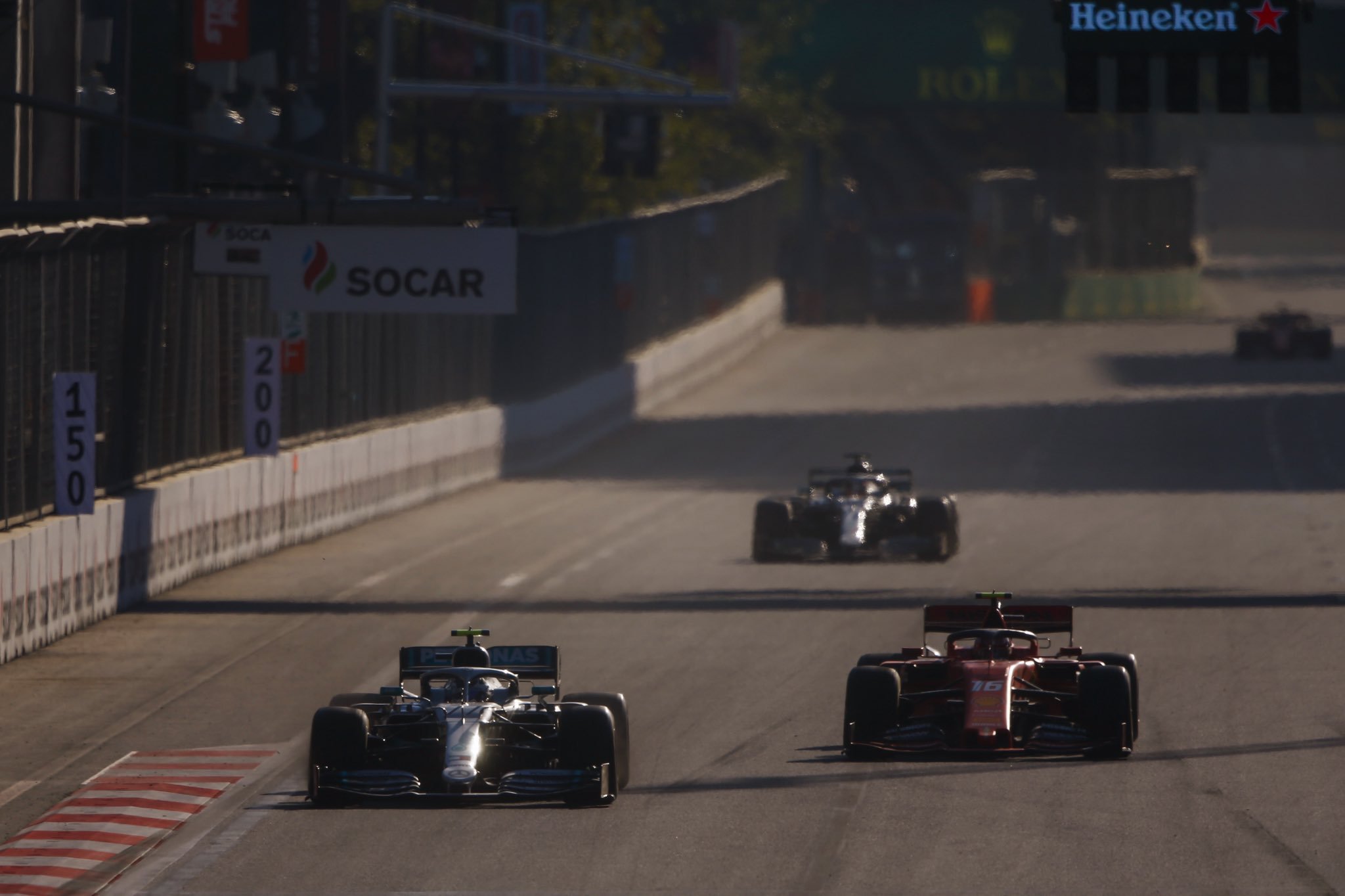 F1 effetto scia gp baku
