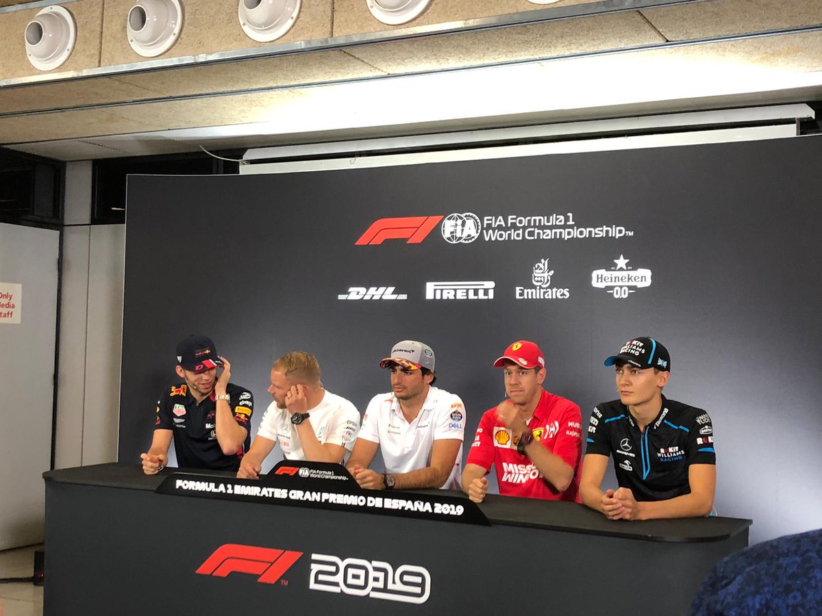conferenza piloti gp spagna interviste