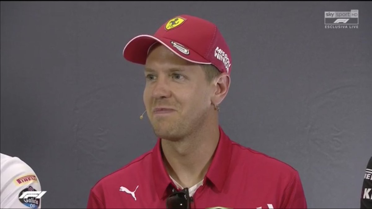 vettel conferenza stampa piloti gp spagna