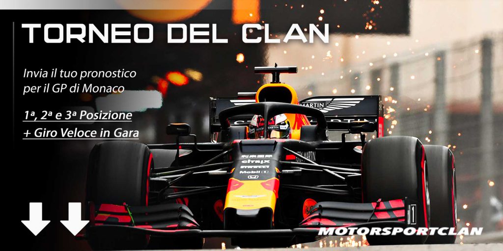 F1 - Invia il tuo pronostico per il GP Monaco - Torneo del Clan 2 F1 - Invia il tuo pronostico per il GP Monaco - Torneo del Clan