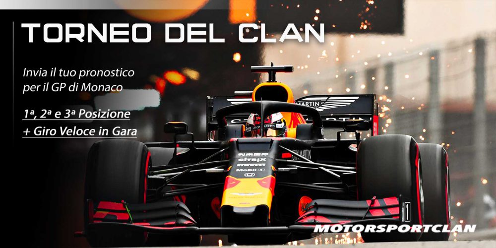 F1 - Invia il tuo pronostico per il GP Monaco - Torneo del Clan 1 F1 - Invia il tuo pronostico per il GP Monaco - Torneo del Clan