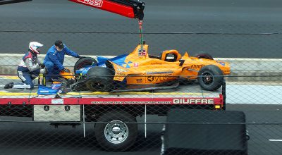 Indianapolis 500 - Che incidente per Fernando Alonso durante le prove!