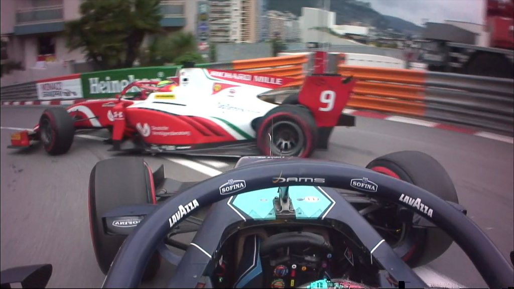 F2 - Mick Schumacher che sorpasso! E dopo causa bandiera rossa - Gp Monaco Gara 1