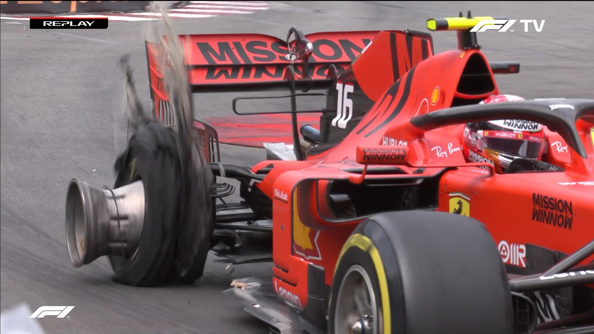 F1 Leclerc che sorpassi, incidente e ritiro nella rimonta al Gp Monaco - Monte  Carlo