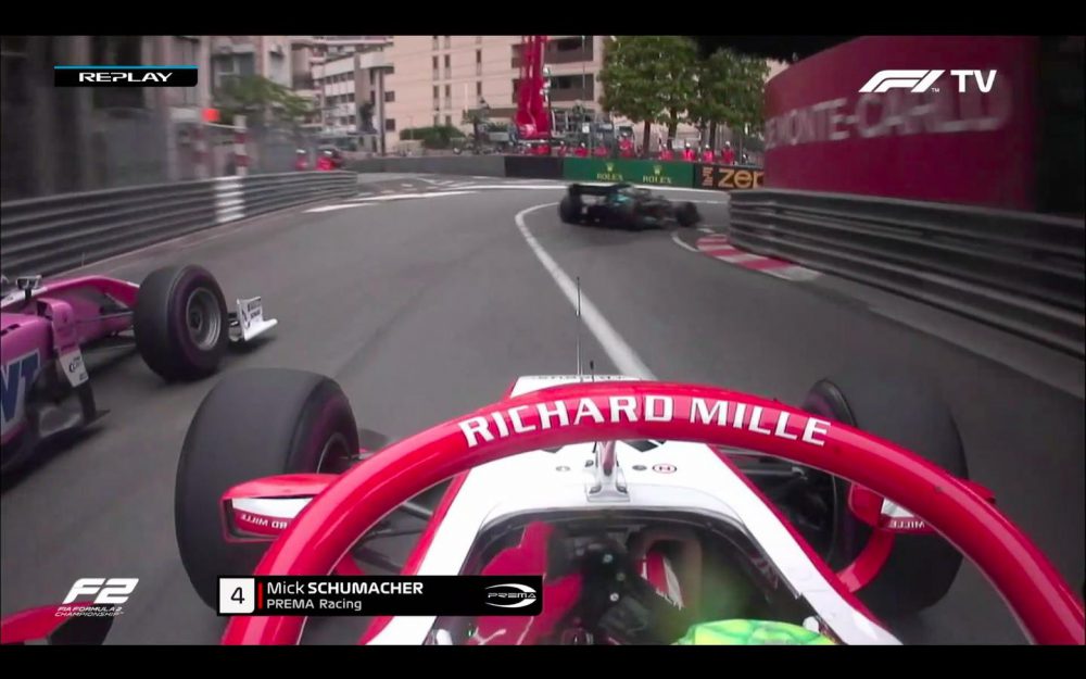F2 - Mick Schumacher che sorpasso! E dopo causa bandiera rossa - Gp Monaco Gara 1