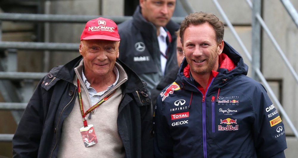 F1 - Niki Lauda voleva dare il motore Mercedes alla Red Bull