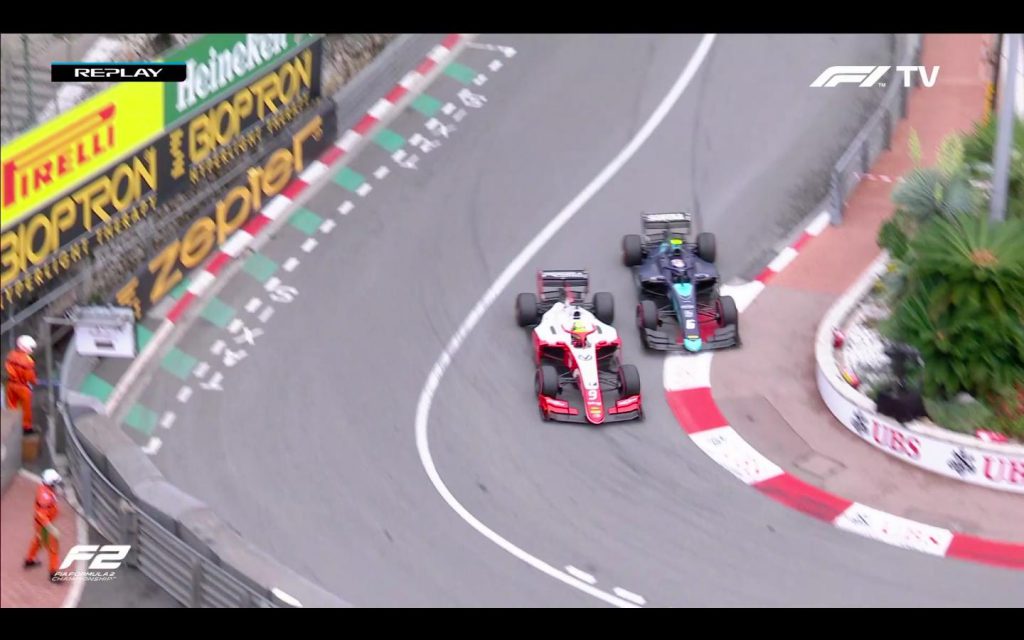 F2 - Mick Schumacher che sorpasso! E dopo causa bandiera rossa - Gp Monaco Gara 1
