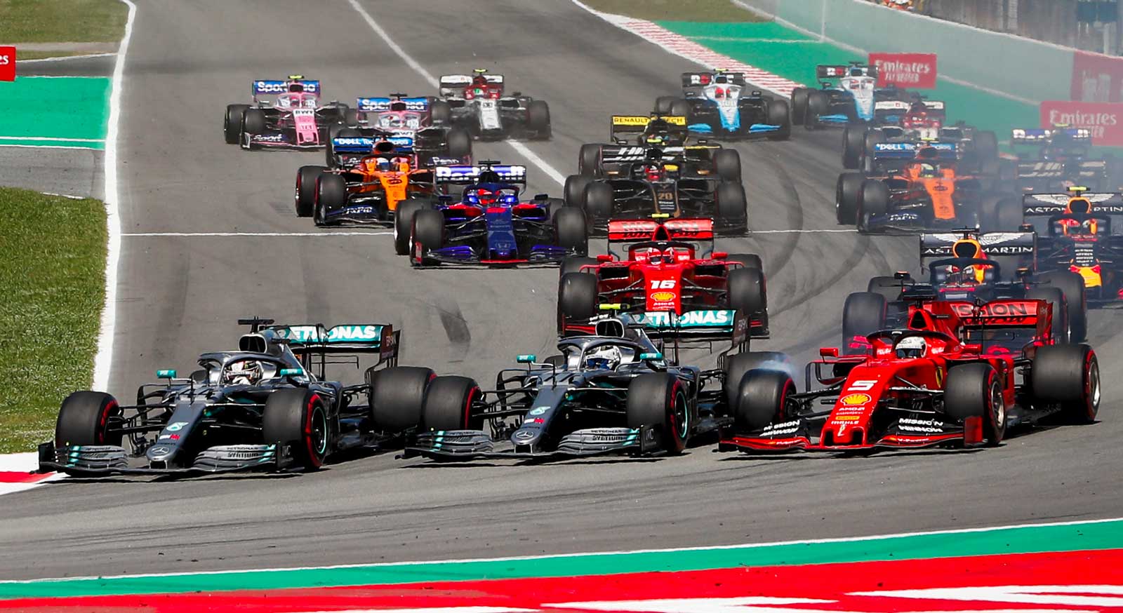 vettel gp spagna hamilton bottas