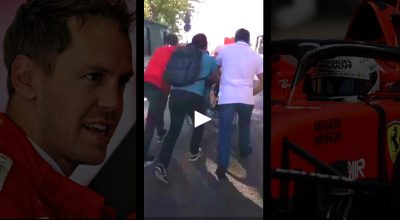 video vettel tifoso sedia rotelle gp spagna
