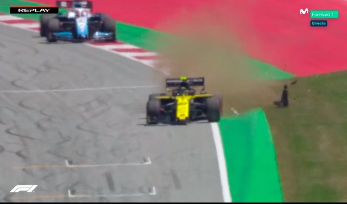 Classifica e Risultati Prove Libere GP Austria - Renault Hulkenberg Incidente