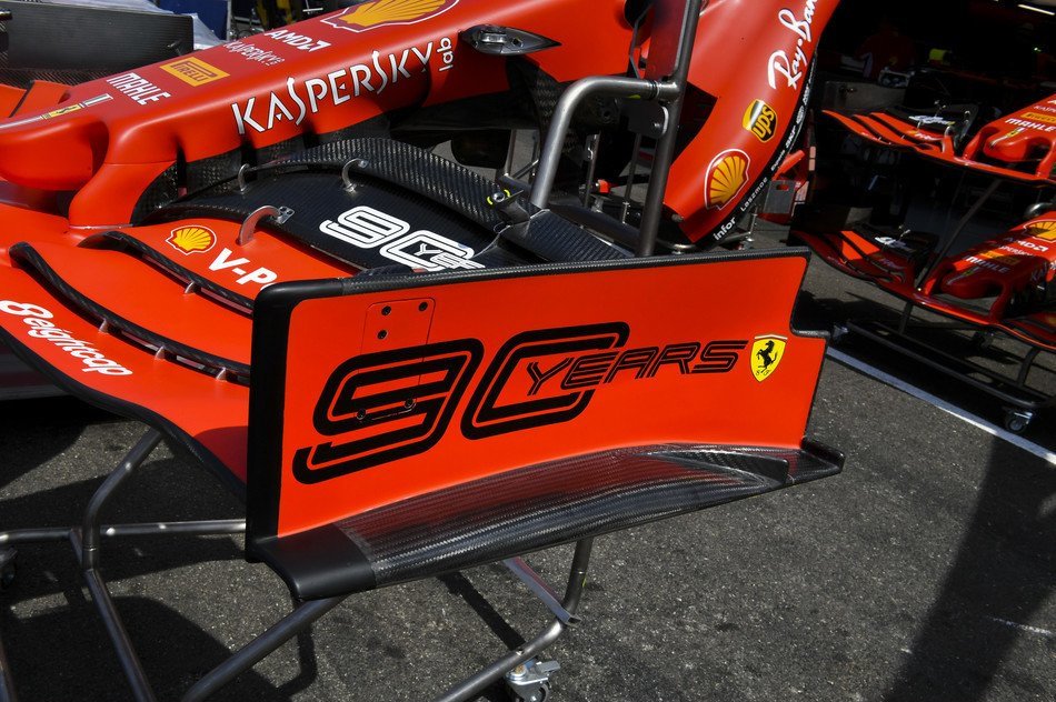 ferrari gp francia nuova ala anteriore aggiornamenti