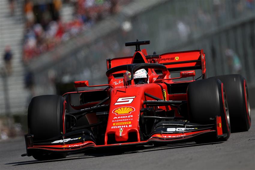 Sebastian Vettel pronto a dare battaglia in gara nel gp del Canada