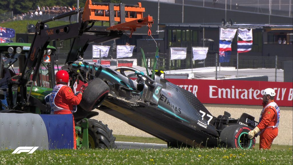 incidenti prove libere gp austria di formula 1