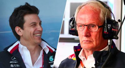 Toto Wolff (Mercedes) e Helmut Marko, Mercedes (Red Bull F1)