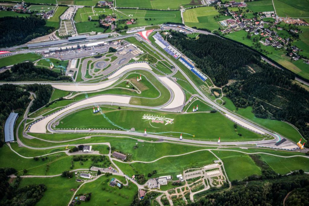 F1 orari TV GP Austria 2019 - Vista aerea del Red Bull Ring
