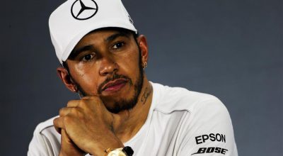 hamilton durante la conferenza stampa del gp del canada