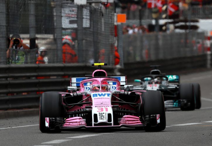 ocon fa passare hamilton al gp del monaco