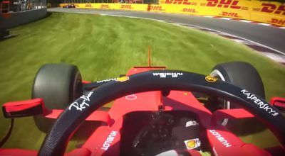 vettel esce fuori pista in canada e subisce una penalità