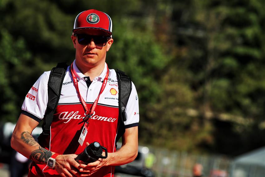 raikkonen fiducioso per la sua alfa romeo nel gp di francia di f1