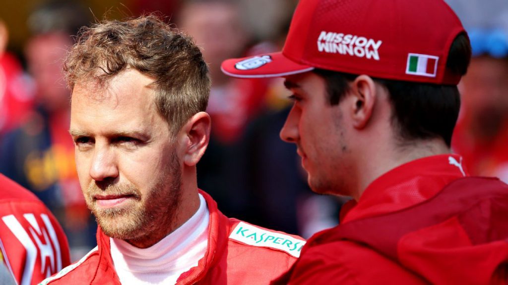Sebastian Vettel e Charles Leclerc, Ferrari