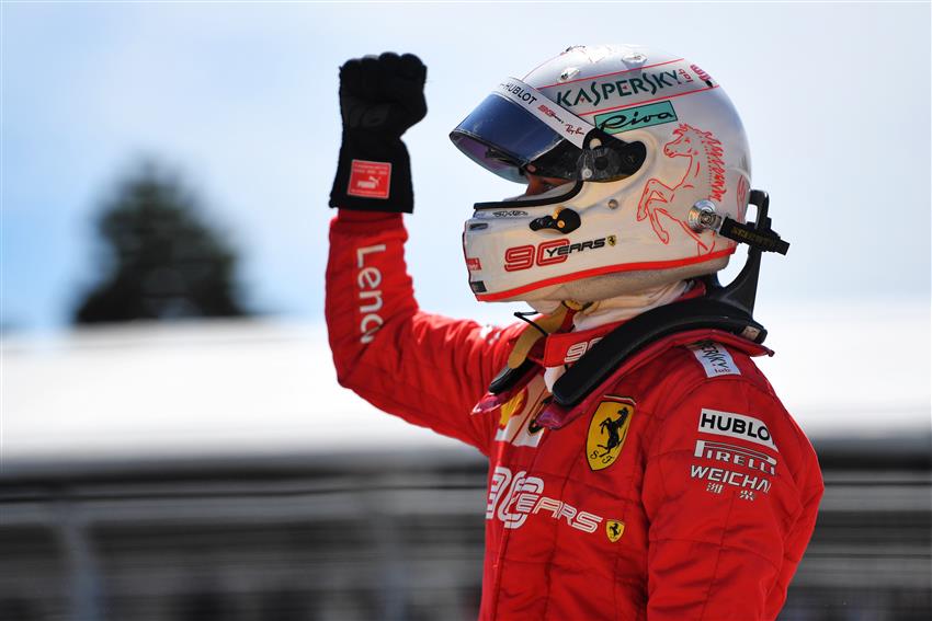il team radio di vettel dopo la pole position al gp del canada