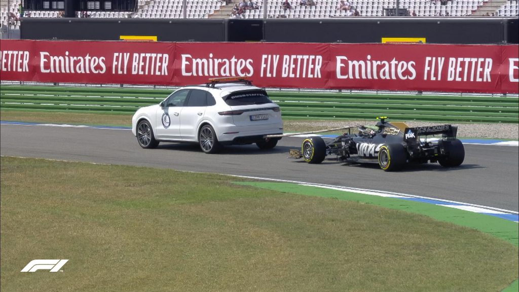 f1 prove libere 1 gp germania bandiera rossa