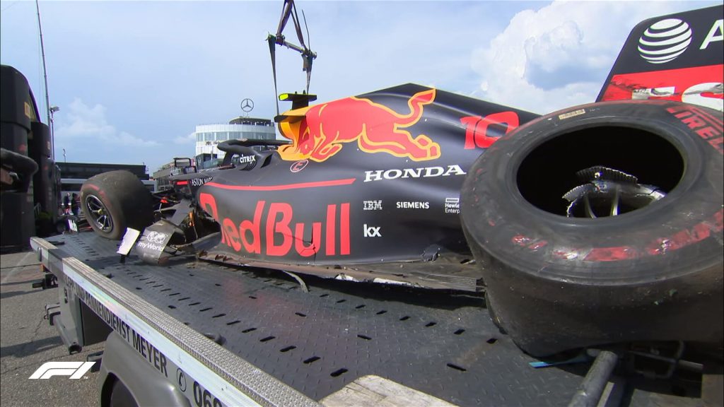 f1 video incidente pierre gasly gp germania