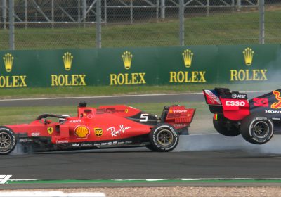 f1 incidente vettel verstappen silverstone