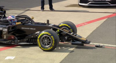 Video incidente grosjean prove libere silverstone