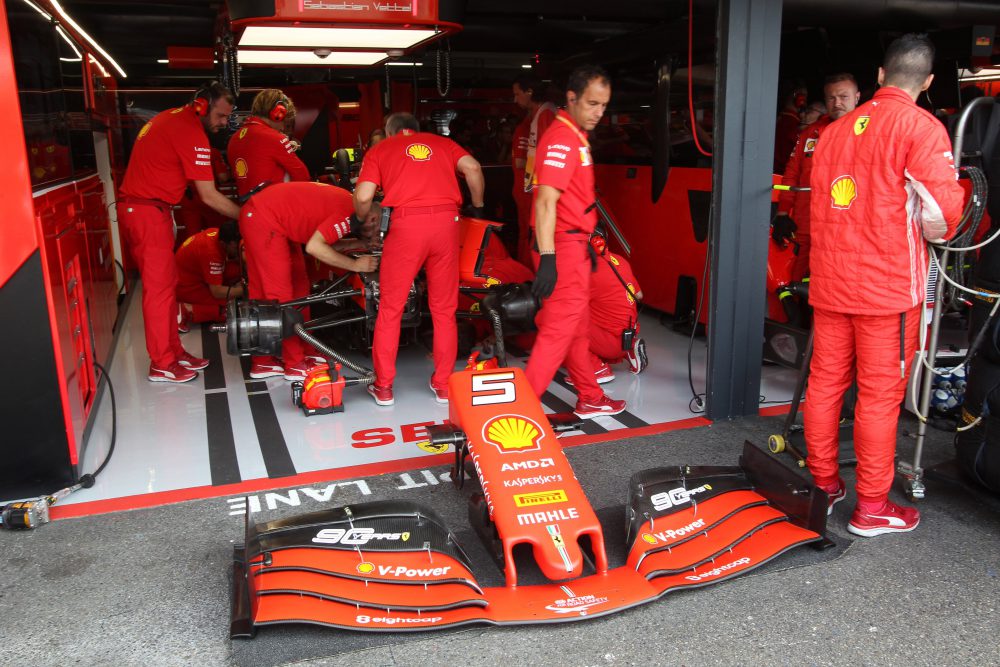 problema ferrari qualifiche gp germania cos'è successo