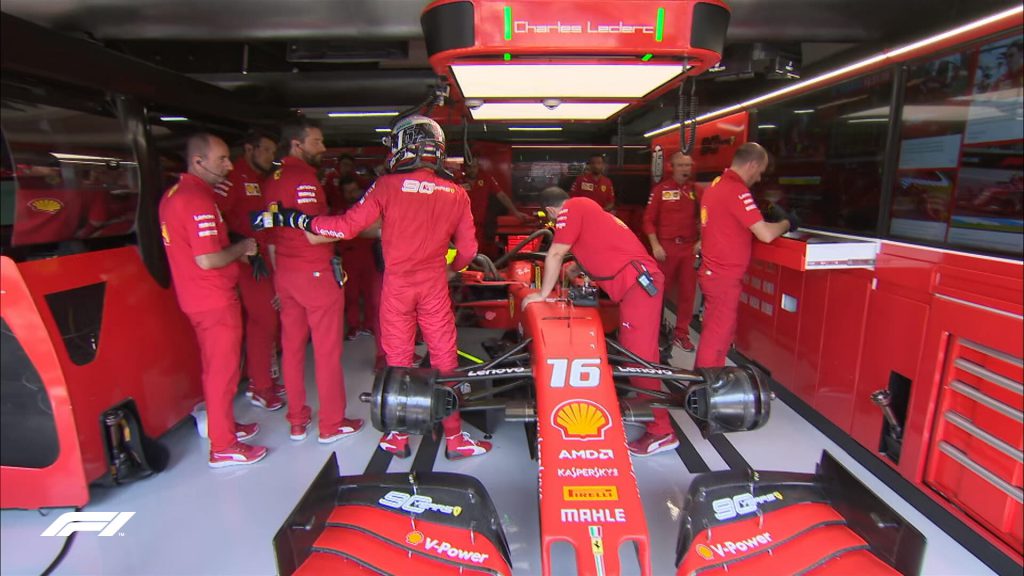 problema leclerc qualifiche germania