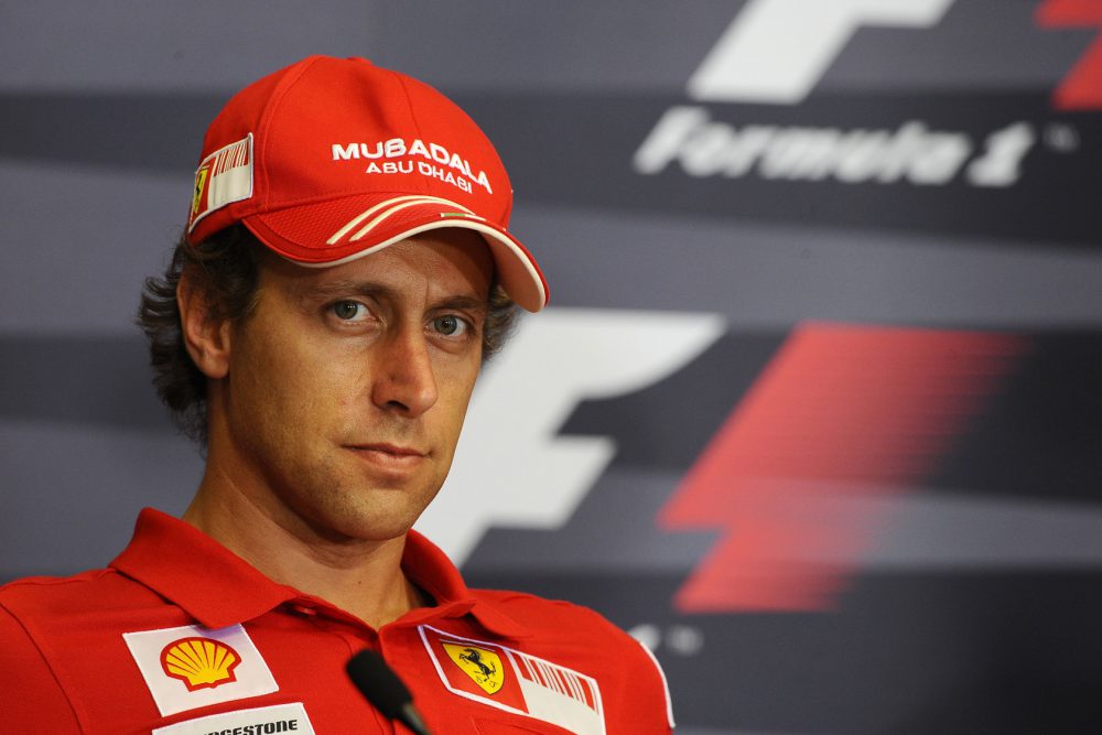 Luca Badoer corre il suo primo Gran Premio di Formula 1 con la Ferrari