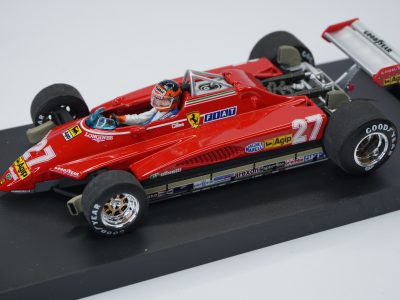gilles villeneuve modellino ferrari 126