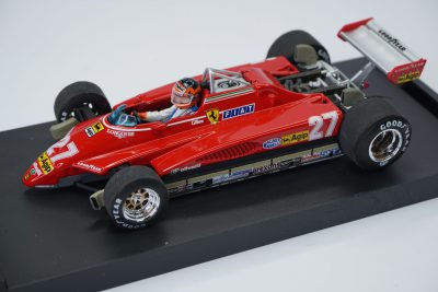 gilles villeneuve modellino ferrari 126