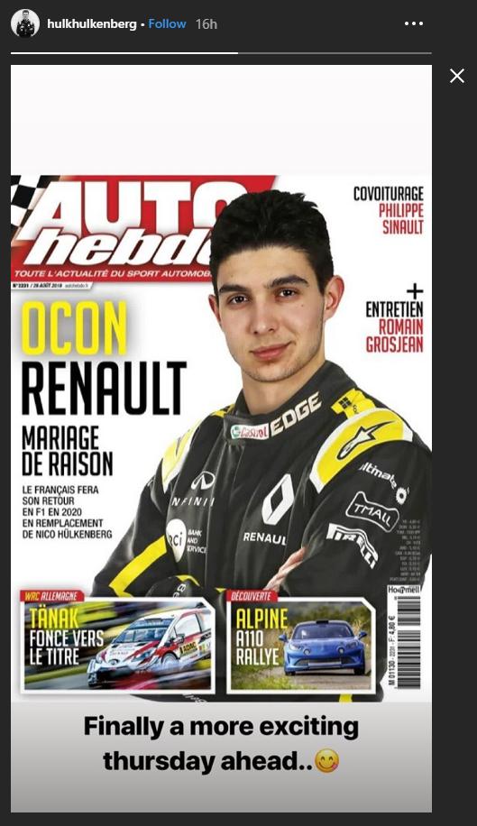 F1---Ocon-alla-Renault-e-Hulkenberg-cerca-un-sedile 1