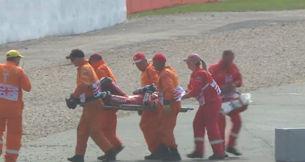 MotoGP Silverstone - Incidente Dovizioso