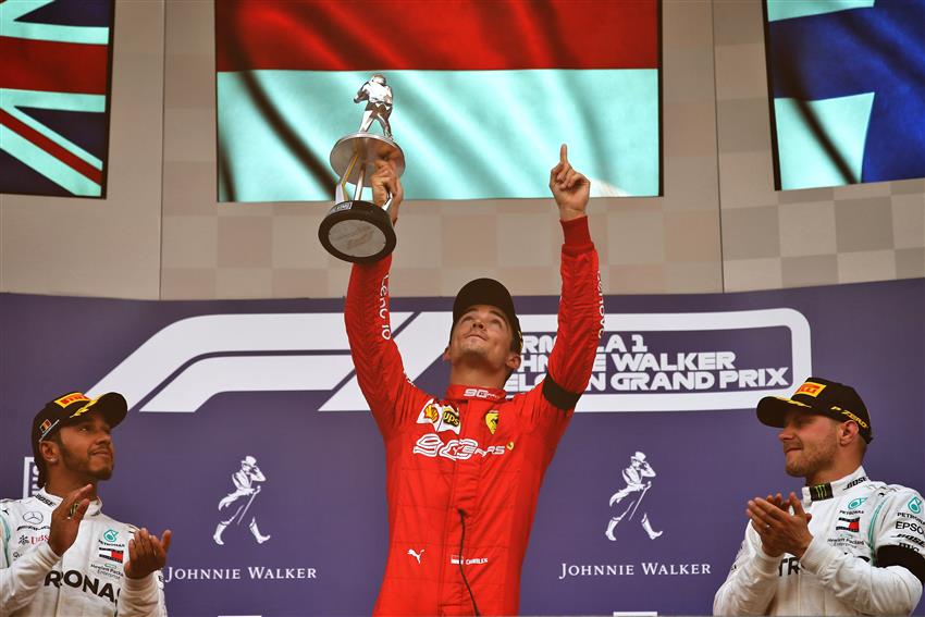 f1 notizie ferrari intervista leclerc gp belgio