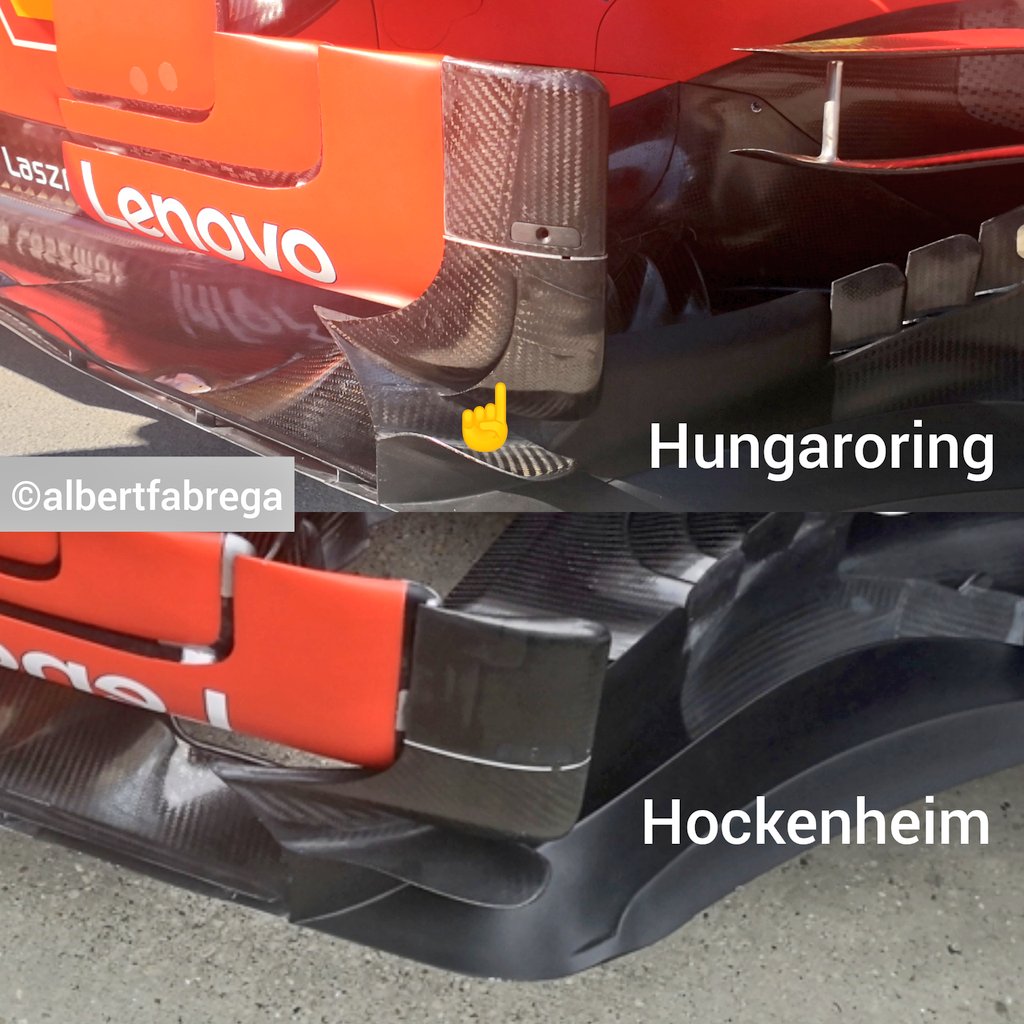 f1 ferrari modifiche gp ungheria 2019