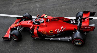 F1 Ferrari, ecco i bangeboard a boomerang sulla SF90 per il GP di Ungheria