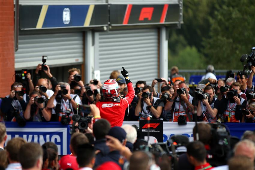 f1 leclerc intervista gp belgio spa