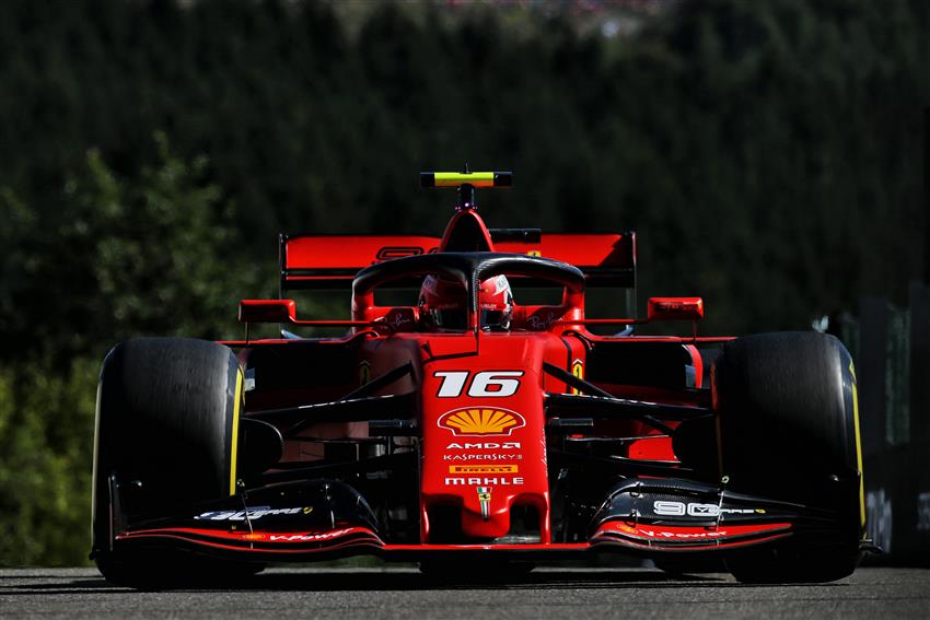 f1 si corre oggi prima fila ferrari a spa
