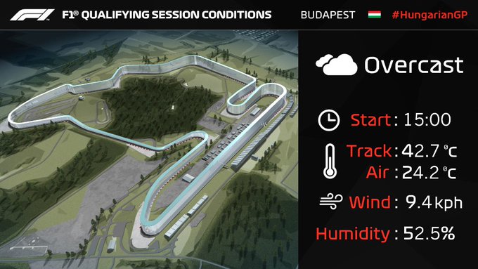 f1 qualifiche gp ungheria risultati