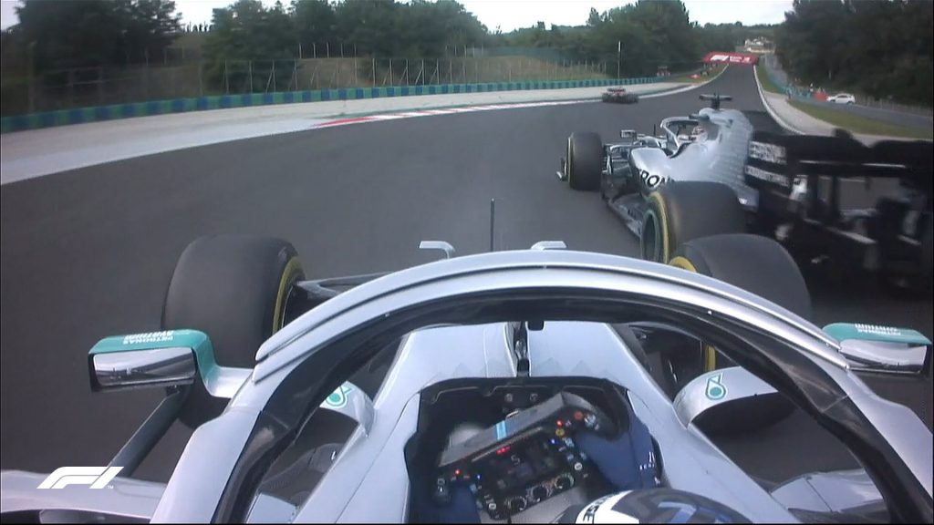 f1 ungheria contatto bottas hamilton
