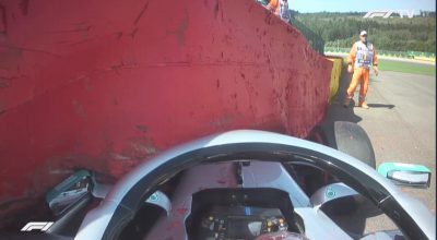 f1 video hamilton incidente belgio spa 2019