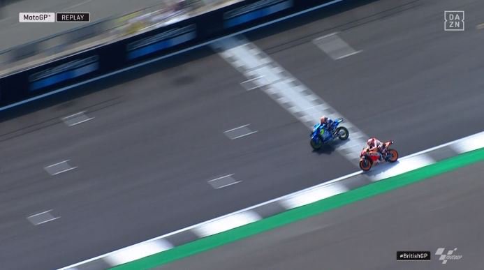 motogp sorpasso rins su marquez silverstone