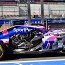 f1 la racing point di stroll perde il cofano motore a spa