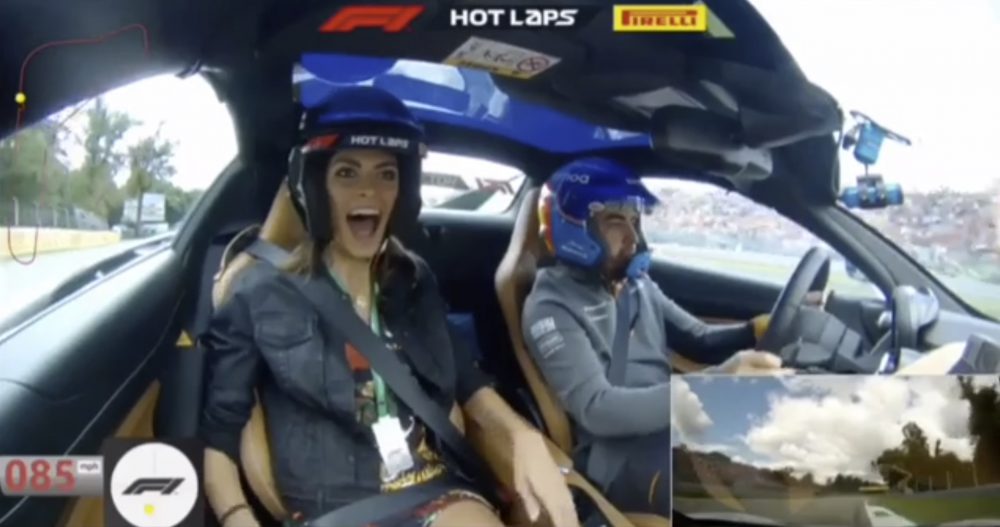 Alonso e Linda a Monza - Video
